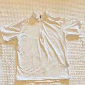 Kerrits Kids Equestrian Riding Breeze IceFil Youth Medium White Good Condition